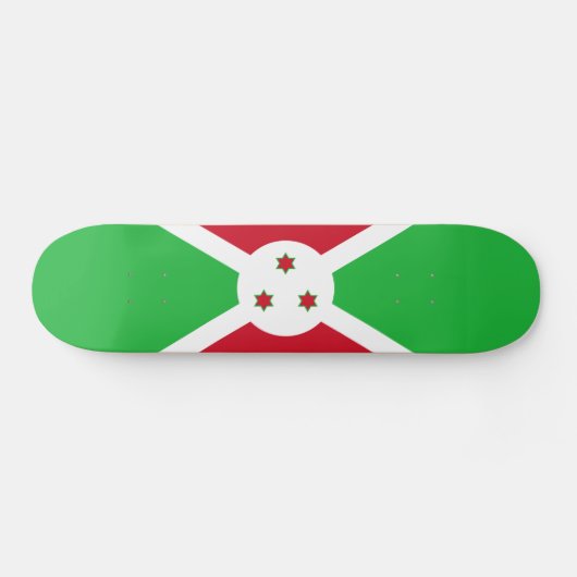 Patriottische Vlag van Burundi Skateboard (Horizontaal)