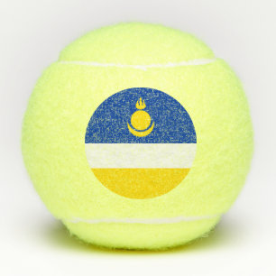 Patriottische vlag van Buryatia Tennisballen