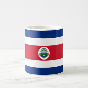 Patriottische vlag van Costa Rica Koffiemok