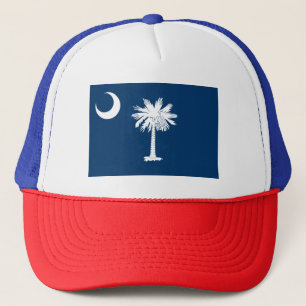 Patriottische vlag van de staat South Carolina Trucker Pet