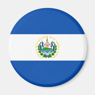 Patriottische vlag van El Salvador Magneet