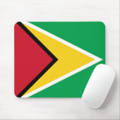 Patriottische vlag van Guyana Muismat (Met muis)