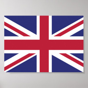 Patriottische Vlag van het Verenigd Koninkrijk Poster