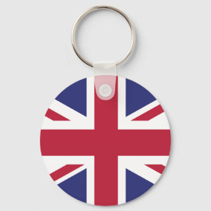 Patriottische Vlag van het Verenigd Koninkrijk Sleutelhanger