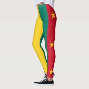 Patriottische vlag van Kameroen Leggings
