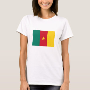 Patriottische vlag van Kameroen T-shirt