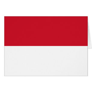 Patriottische vlag van Monaco