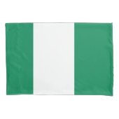 Patriottische vlag van Nigeria met één Kussensloop (Voorkant)