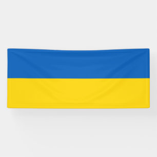 Patriottische vlag van Oekraïne Spandoek