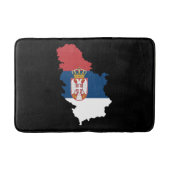 Patriottische vlag van Servië Badmat (Voorkant)