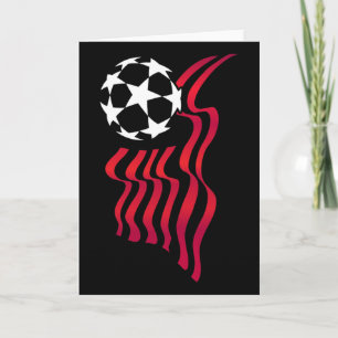 Patriottische Vlag Voetbalfan Voor Vrouwen Kindere Kaart