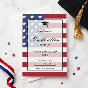 Patriottische Vlaggengraduatiefuif Uitnodiging