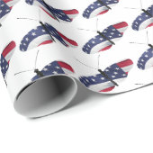 patriottische vlinder wit cadeaupapier (Rol Hoek)