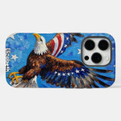 Patriottische vlucht, sterrenhemel Case-Mate iPhone case (Achterkant (horizontaal))