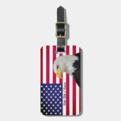 Patriottische VS, Eagle, Amerikaanse mode van de V Bagagelabel (Voorkant verticaal)