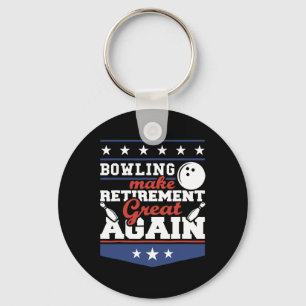 Patriottische VS maken bowlen weer geweldig Sleutelhanger