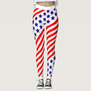 Patriottische VS sterren en stripes Leggings