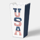 Patriottische VS Vlag 4 juli Bedankdoosjes (Voorkant)