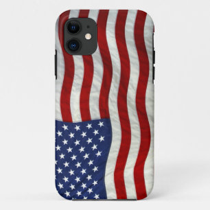 Patriottische VS vlag iPhone Case