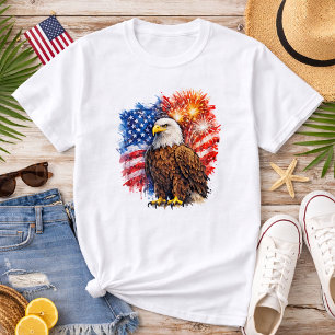 Patriottische Vuurwerk Adelaar T-shirt