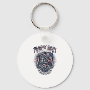 Patriottische Weerwolf Patriottische Horror Monste Sleutelhanger