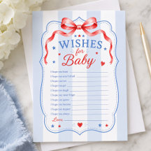 Patriottische Wensen voor Babykaart
