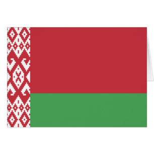 Patriottische Wit-Rood-Witte Vlag van Belarus