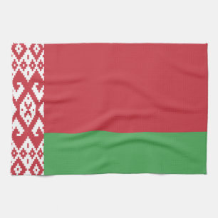Patriottische Wit-Russische Vlag Handdoek