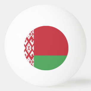 Patriottische Wit-Russische vlag Pingpongballen