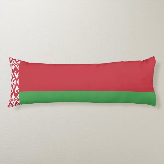 Patriottische Wit-Russische vlaggenschip Pillow Lichaamskussen (Voorkant)