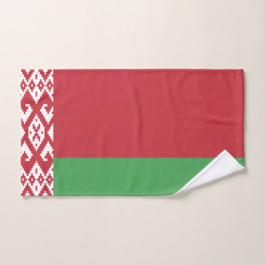Patriottische Wit-Russische vlaghanddoek Handdoek (Handdoek)