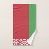 Patriottische Wit-Russische vlaghanddoek Handdoek (Handdoek)