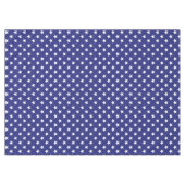 Patriottische witte sterren op Nautical Blue Tafelkleed (Voorkant (Horizontaal))