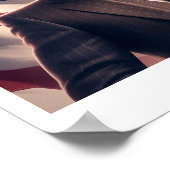 Patriottische Wolf Poster (Hoek)