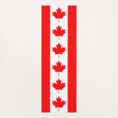 Patriottische Yoga Mats met vlag van Canada Yogamat (Achterkant)