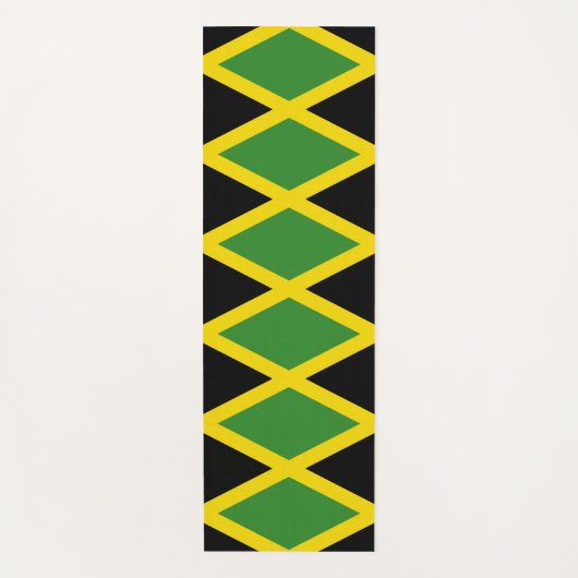 Patriottische Yoga Mats met vlag van Jamaica Yogamat (Voorkant)