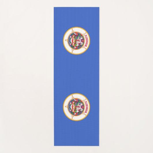 Patriottische Yoga Mats met vlag van Minnesota Yogamat (Voorkant)