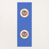 Patriottische Yoga Mats met vlag van Minnesota Yogamat (Achterkant)