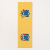 Patriottische Yoga Mats met vlag van New Jersey Yogamat (Achterkant)