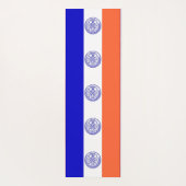 Patriottische Yoga Mats met vlag van New York City Yogamat (Achterkant)