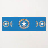 Patriottische Yoga Mats met vlag van Noordelijke M Yogamat (Achterkant (horizontaal))