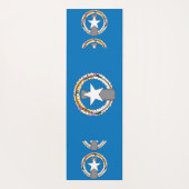 Patriottische Yoga Mats met vlag van Noordelijke M Yogamat (Achterkant)
