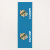 Patriottische Yoga Mats met vlag van Oklahoma Yogamat (Achterkant)