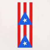 Patriottische Yoga Mats met vlag van Puerto Rico Yogamat (Achterkant)