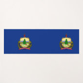 Patriottische Yoga Mats met vlag van Vermont Yogamat (Voorkant (horizontaal))