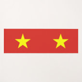 Patriottische Yoga Mats met vlag van Vietnam Yogamat (Voorkant (horizontaal))