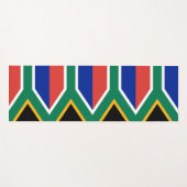 Patriottische Yoga Mats met vlag van Zuid-Afrika Yogamat (Voorkant (horizontaal))
