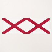 Patriottische Yoga Matten met vlag van Alabama, Ve (Voorkant (horizontaal))