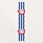 Patriottische Yoga Matten met vlag van Cincinnati, (Achterkant)