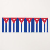 Patriottische Yoga Matten met vlag van Cuba (Voorkant (horizontaal))